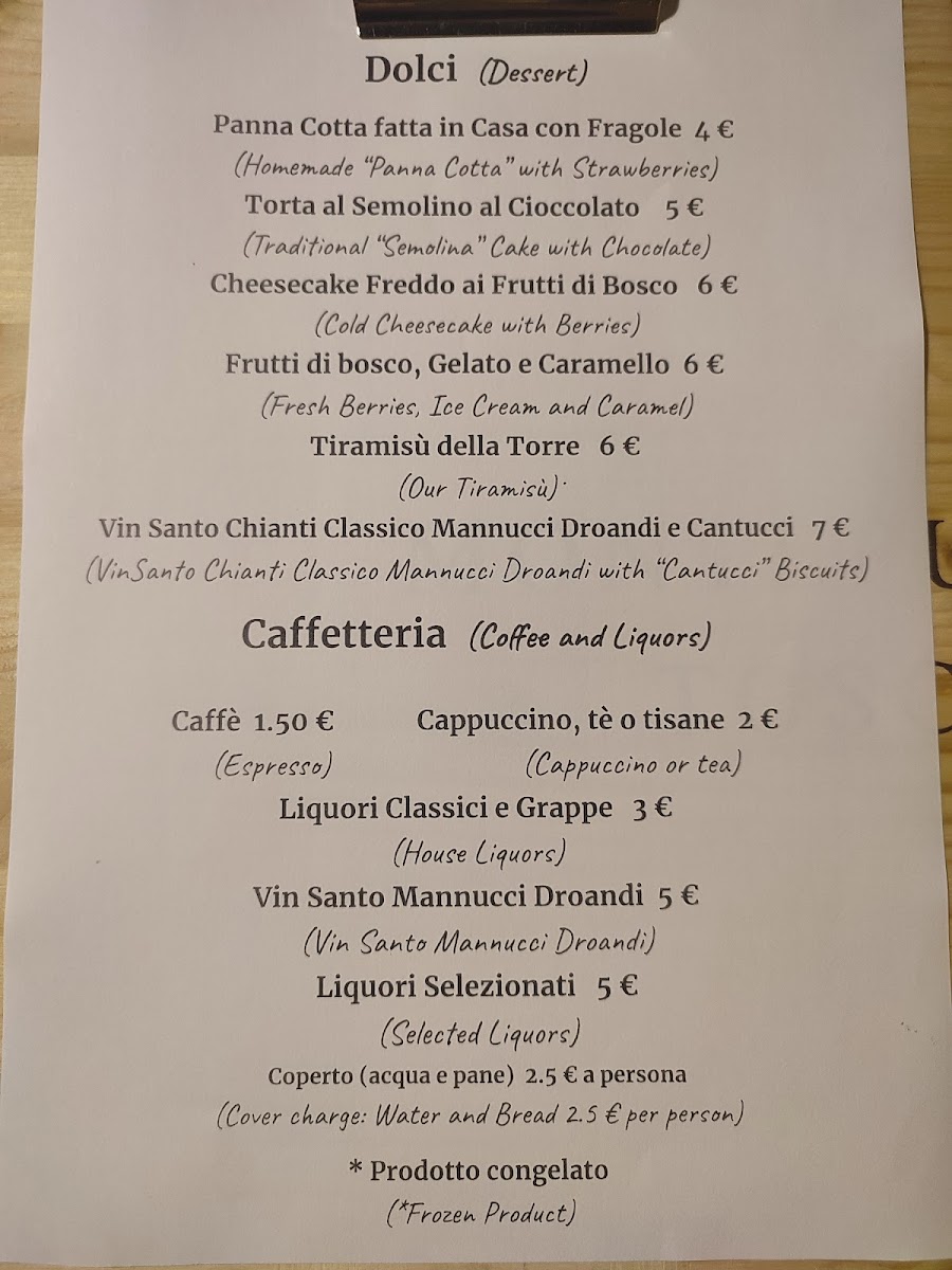 Menu Ristorante La Torre-2