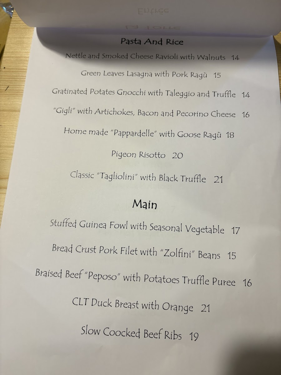 Menu Ristorante La Torre-3