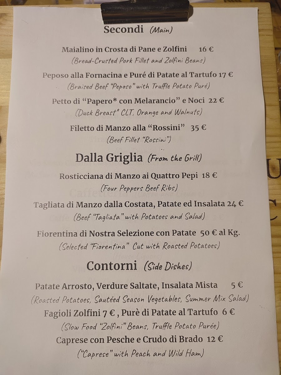 Menu Ristorante La Torre-8